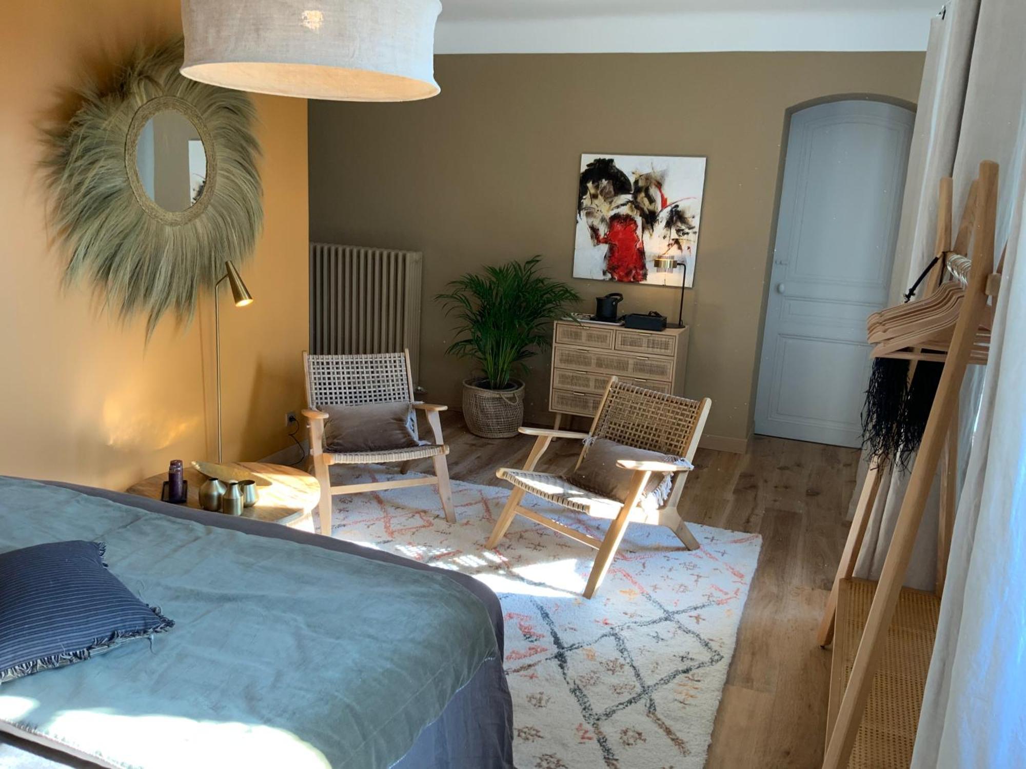 La Bastide Des Grands Chenes Bed & Breakfast ลอมเบสค์ ห้อง รูปภาพ
