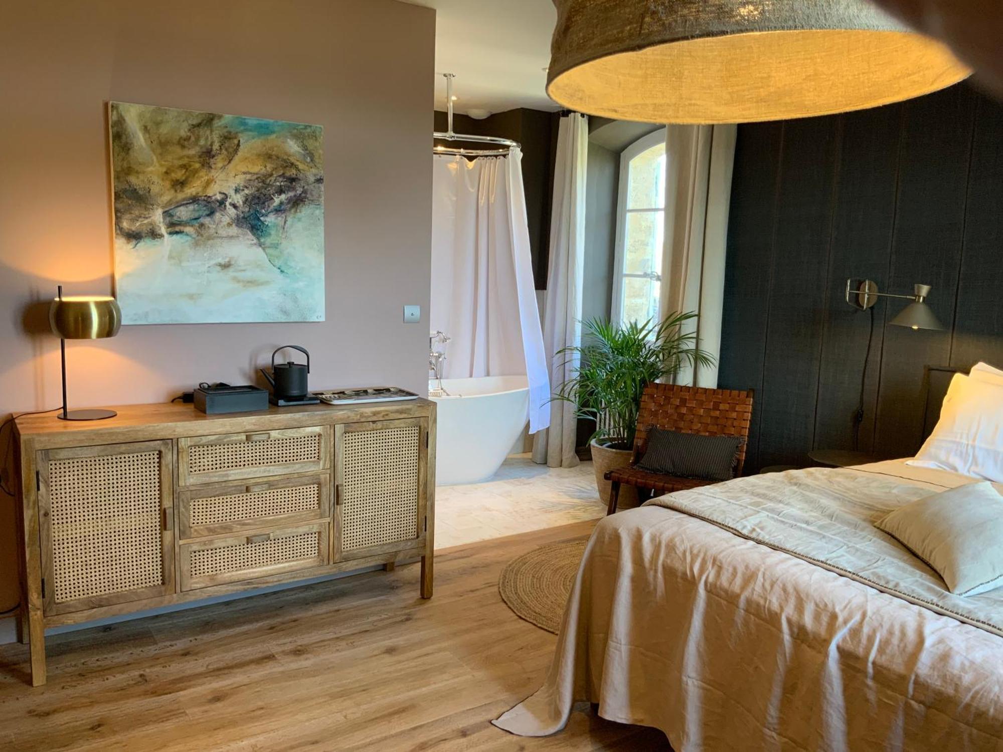 La Bastide Des Grands Chenes Bed & Breakfast ลอมเบสค์ ห้อง รูปภาพ
