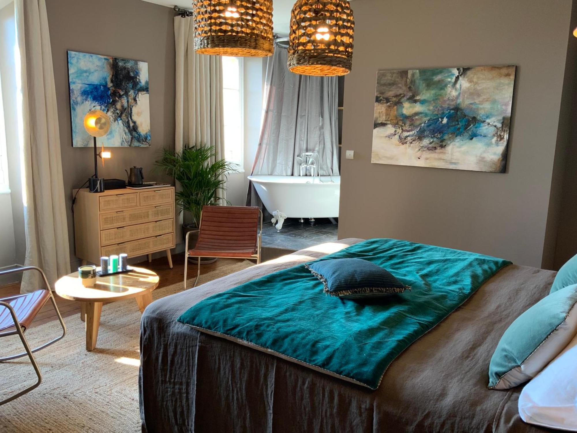 La Bastide Des Grands Chenes Bed & Breakfast ลอมเบสค์ ห้อง รูปภาพ